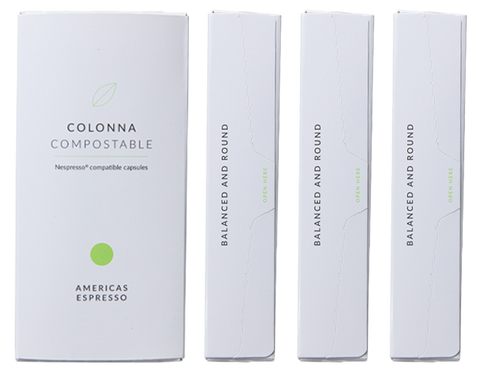 Compostable Americas Espresso Capsules Subscription (With Machine)